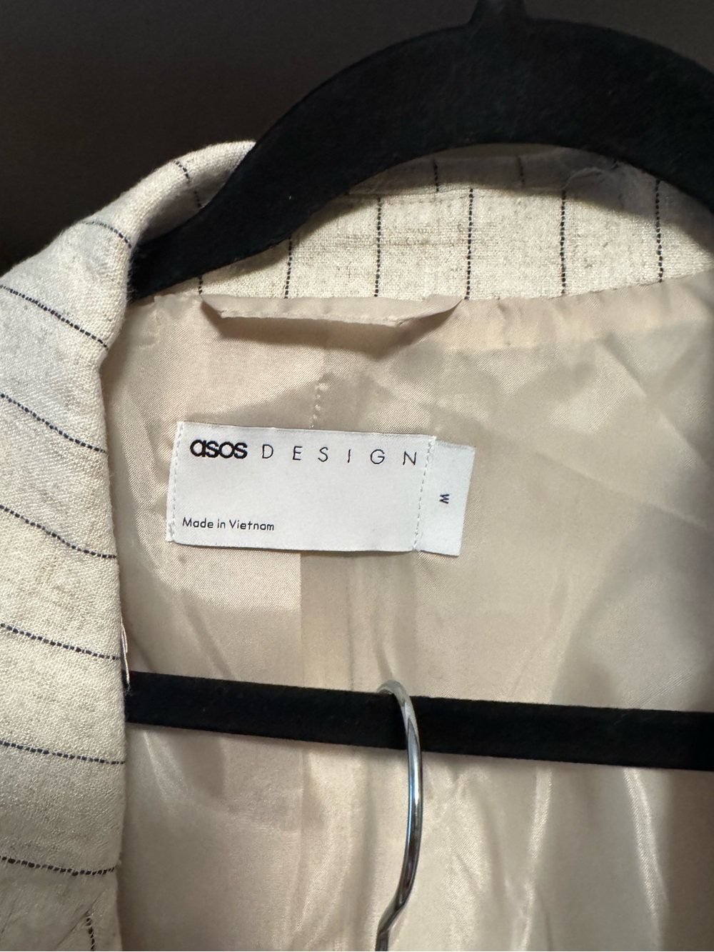 ASOS Design Striped Linen-Like Blazer/Shorts Set - Picture 4 of 5